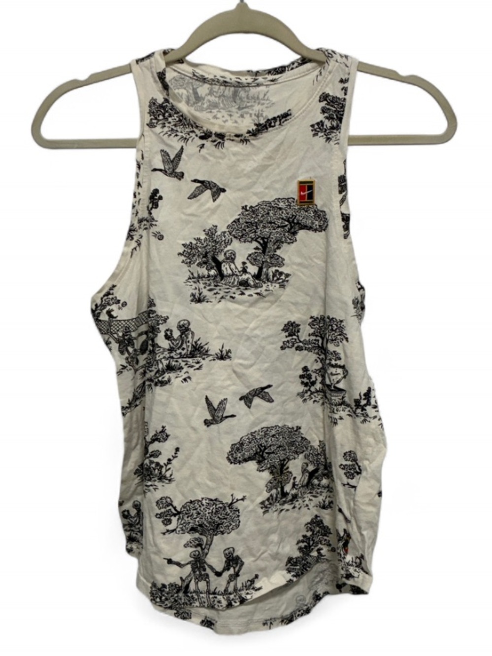 Nike Court Seasonal Skeleton Printed Sleeveless Tank Top